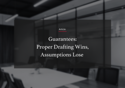 Guarantees: Proper Drafting Wins, Assumptions Lose